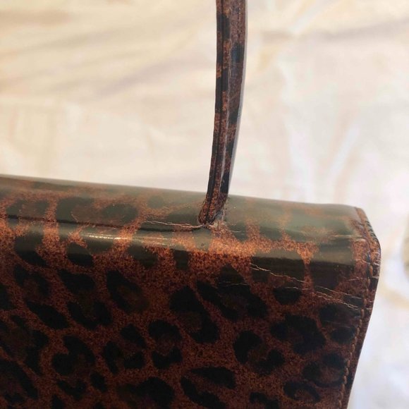 Genuine Escada Designer Leopard Print Hand Bag - Made in Italy - Picture 15 of 16